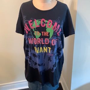 3for $20 bundle Diesel unisex slimblack t shirt “ welcome to the world of want”